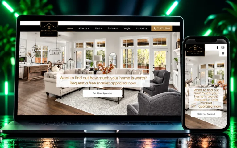Estate Living Neon Device Showcase