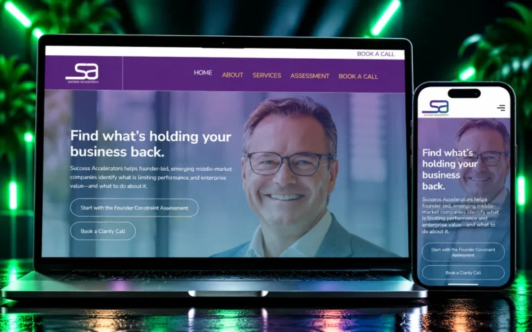 Neon Success Accelerators Website Showcase
